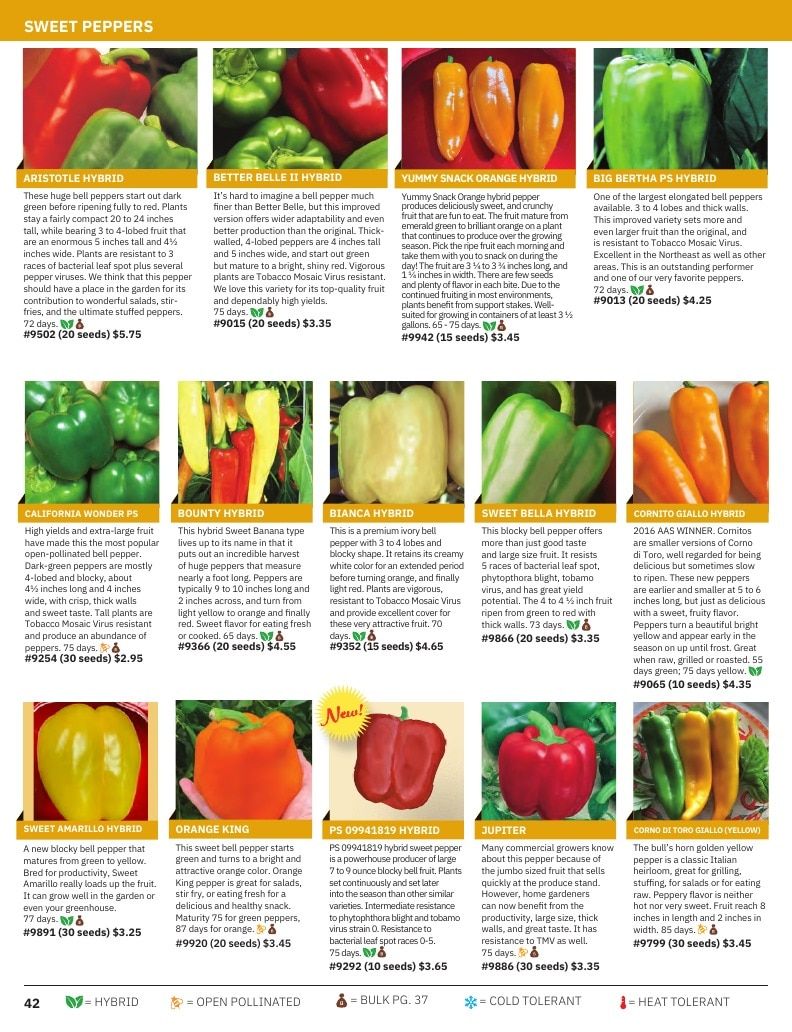 Tomato Growers Supply Company Seed Catalog Weekly Ad January 1 - December 31, 2026