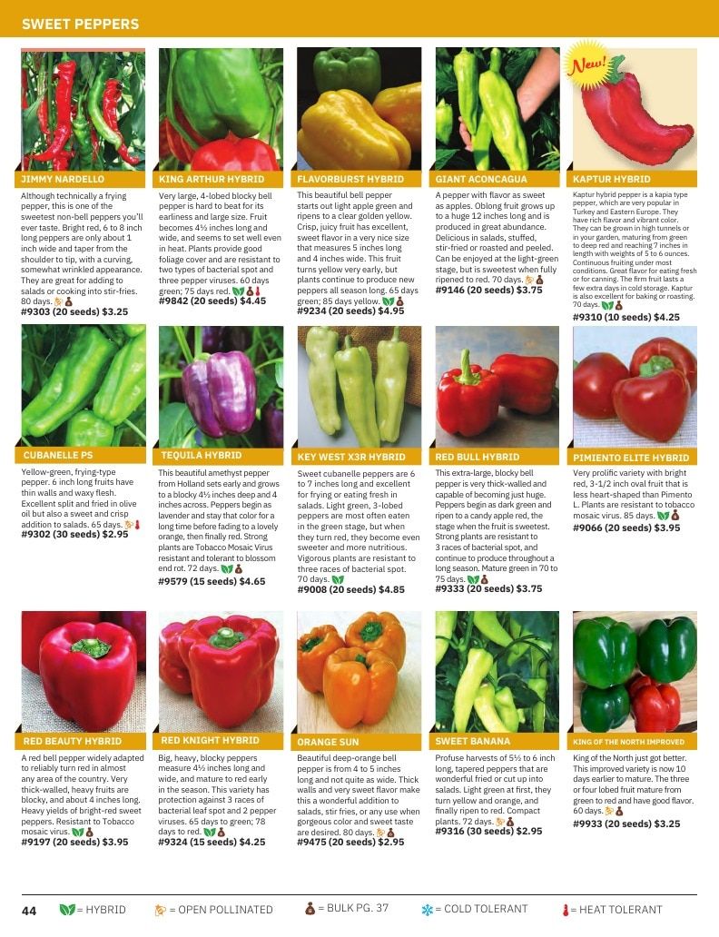 Tomato Growers Supply Company Seed Catalog Weekly Ad January 1 - December 31, 2026