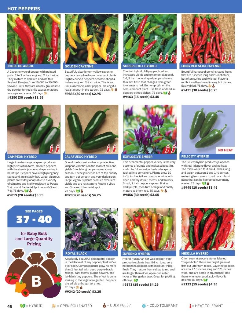 Tomato Growers Supply Company Seed Catalog Weekly Ad January 1 - December 31, 2026