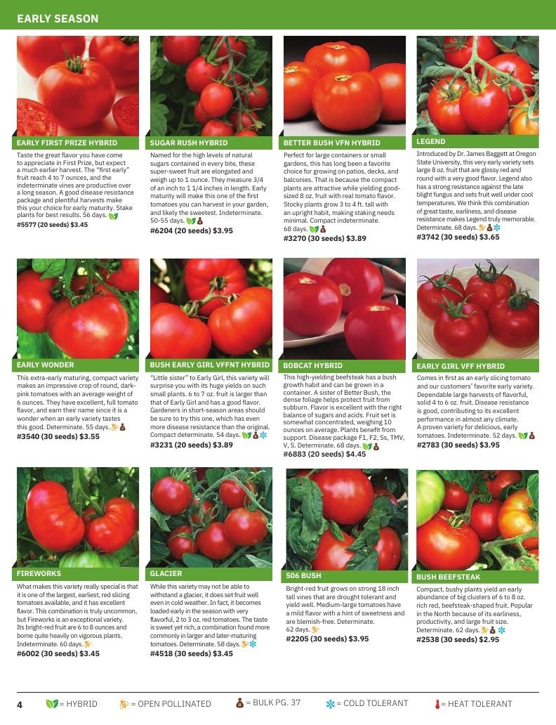 Tomato Growers Supply Company Seed Catalog Weekly Ad January 1 - December 31, 2026