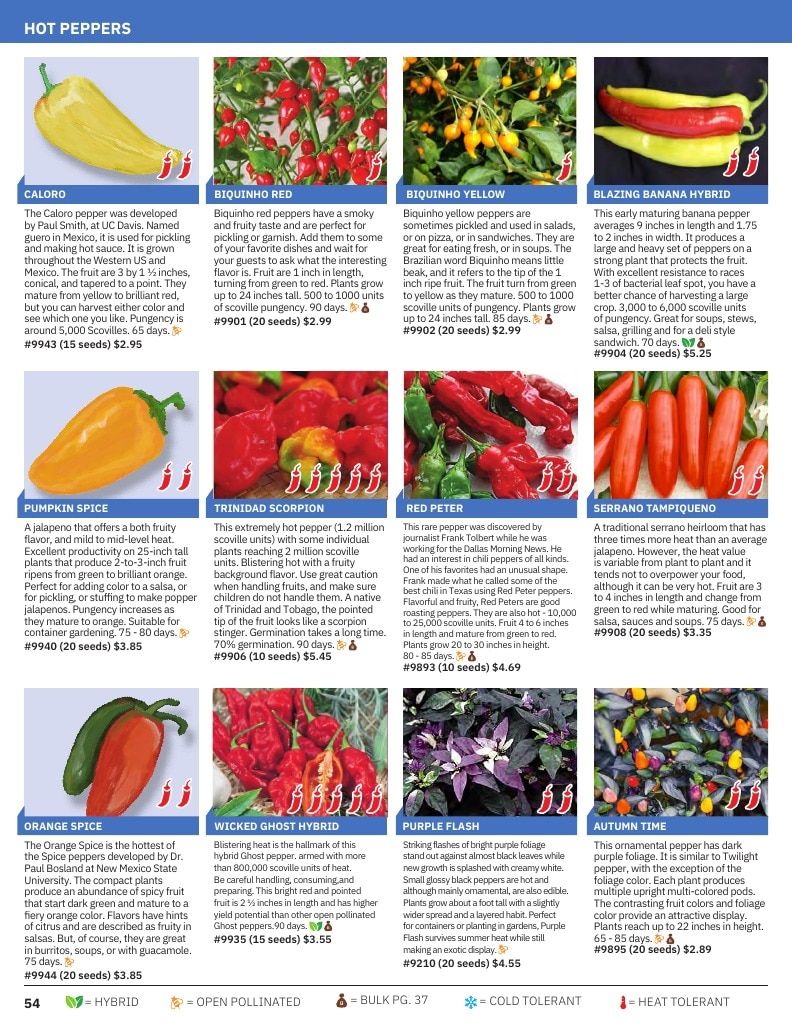 Tomato Growers Supply Company Seed Catalog Weekly Ad January 1 - December 31, 2026