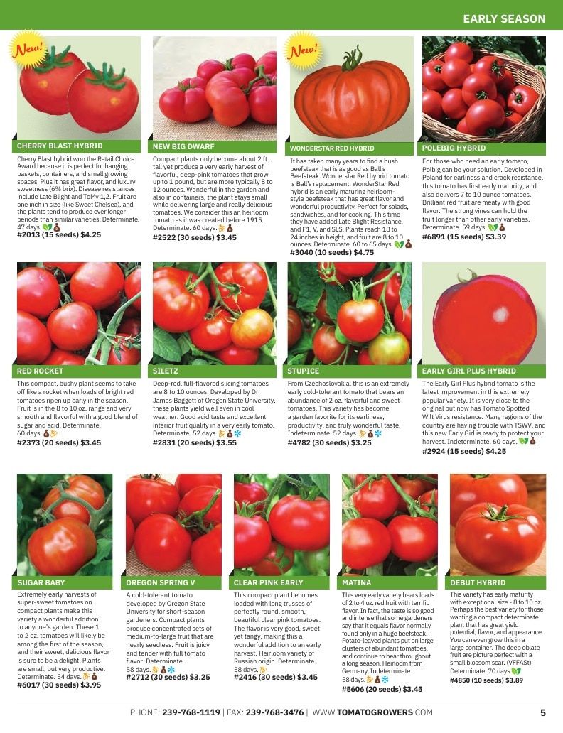 Tomato Growers Supply Company Seed Catalog Weekly Ad January 1 - December 31, 2026
