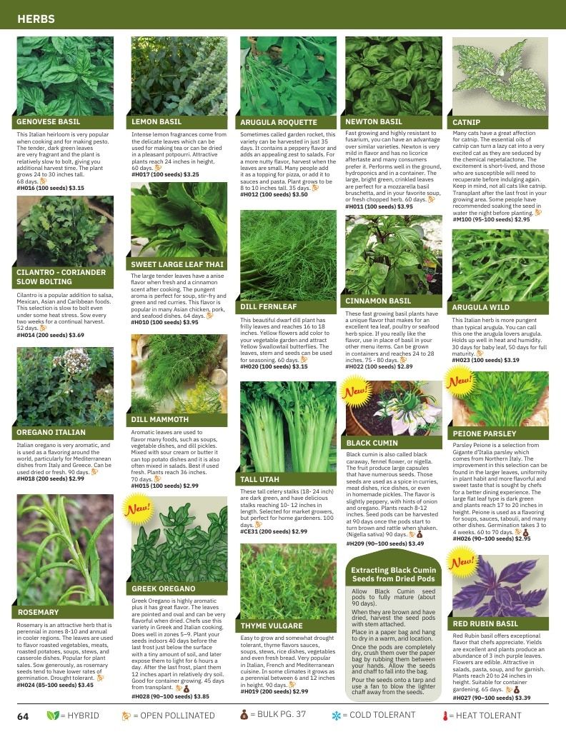 Tomato Growers Supply Company Seed Catalog Weekly Ad January 1 - December 31, 2026