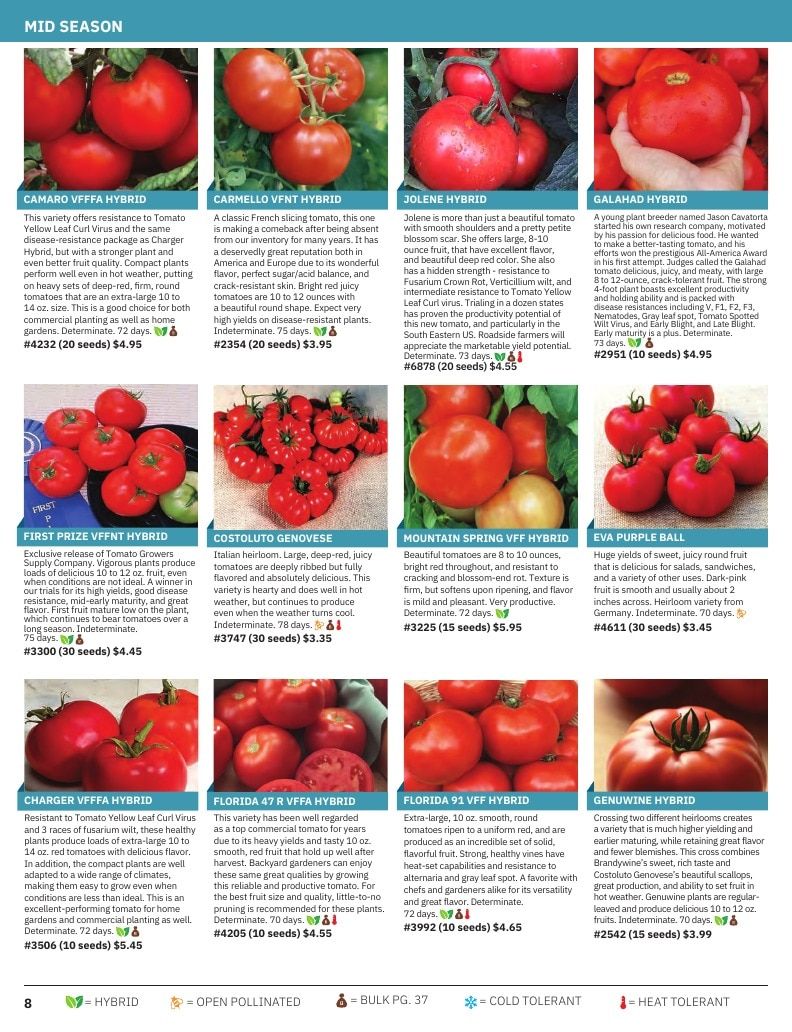 Tomato Growers Supply Company Seed Catalog Weekly Ad January 1 - December 31, 2026
