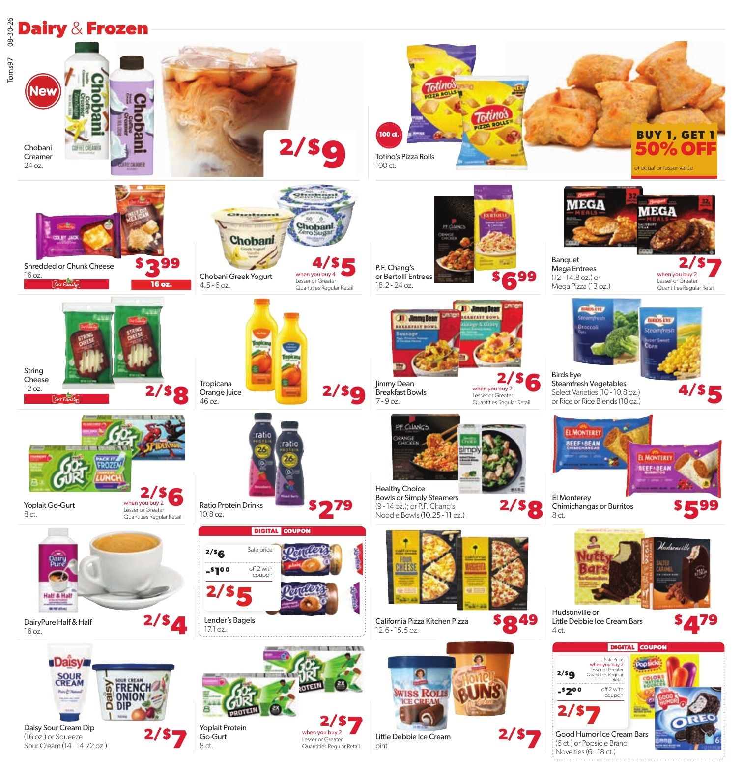 Tom's Food Center (Okemos, MI) Weekly Ad August 30 - September 5, 2026