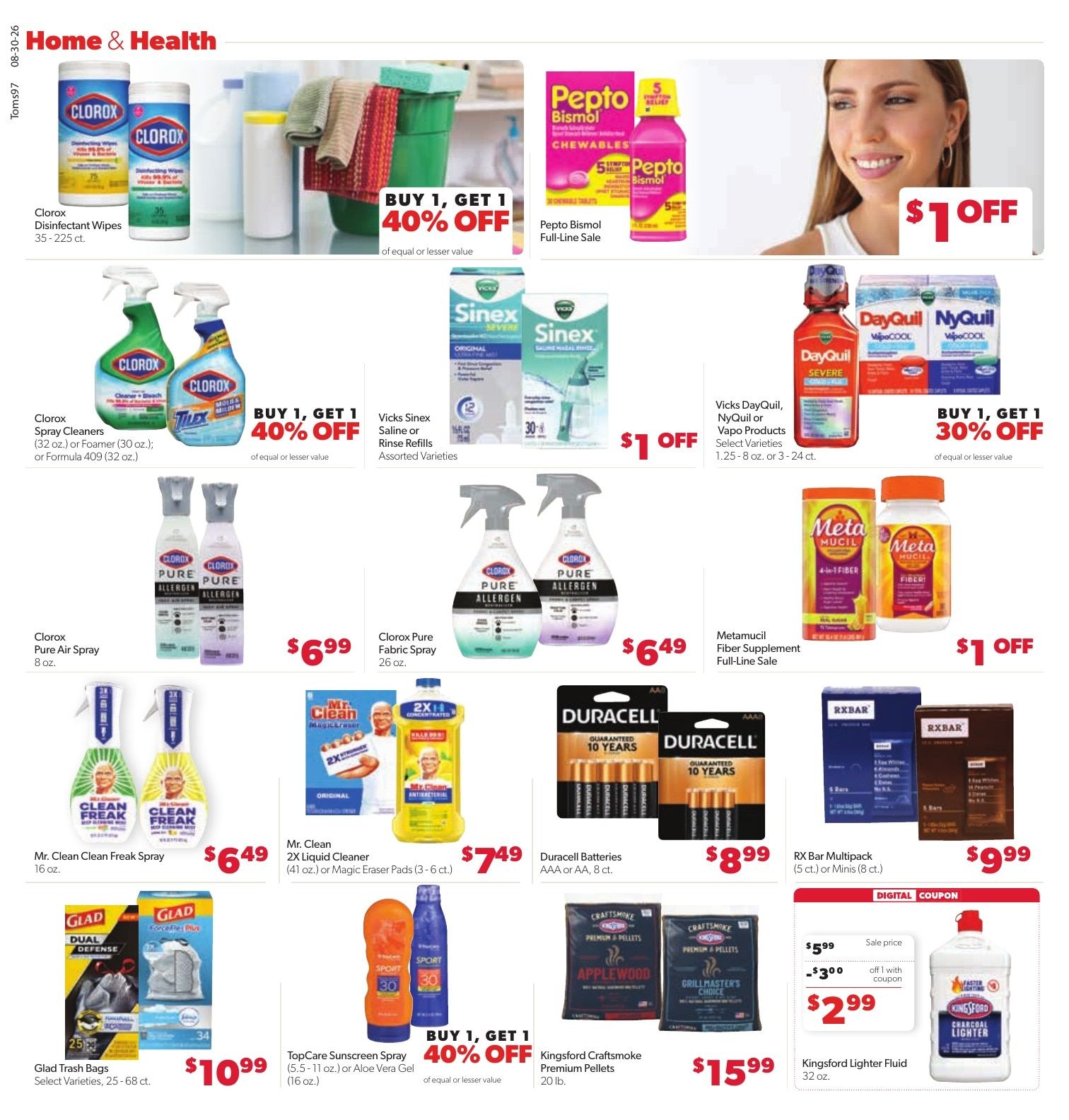 Tom's Food Center (Okemos, MI) Weekly Ad August 30 - September 5, 2026