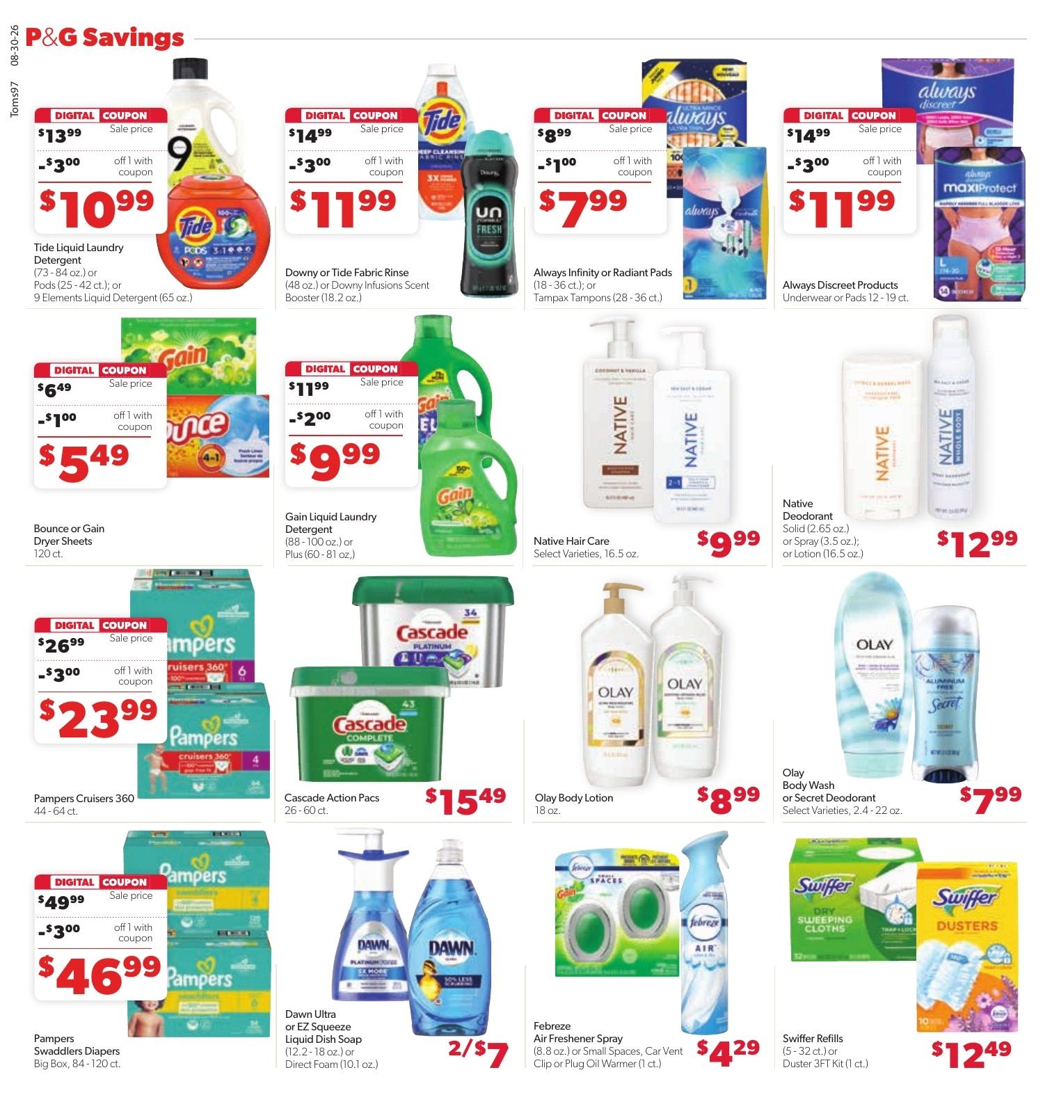 Tom's Food Center (Okemos, MI) Weekly Ad August 30 - September 5, 2026