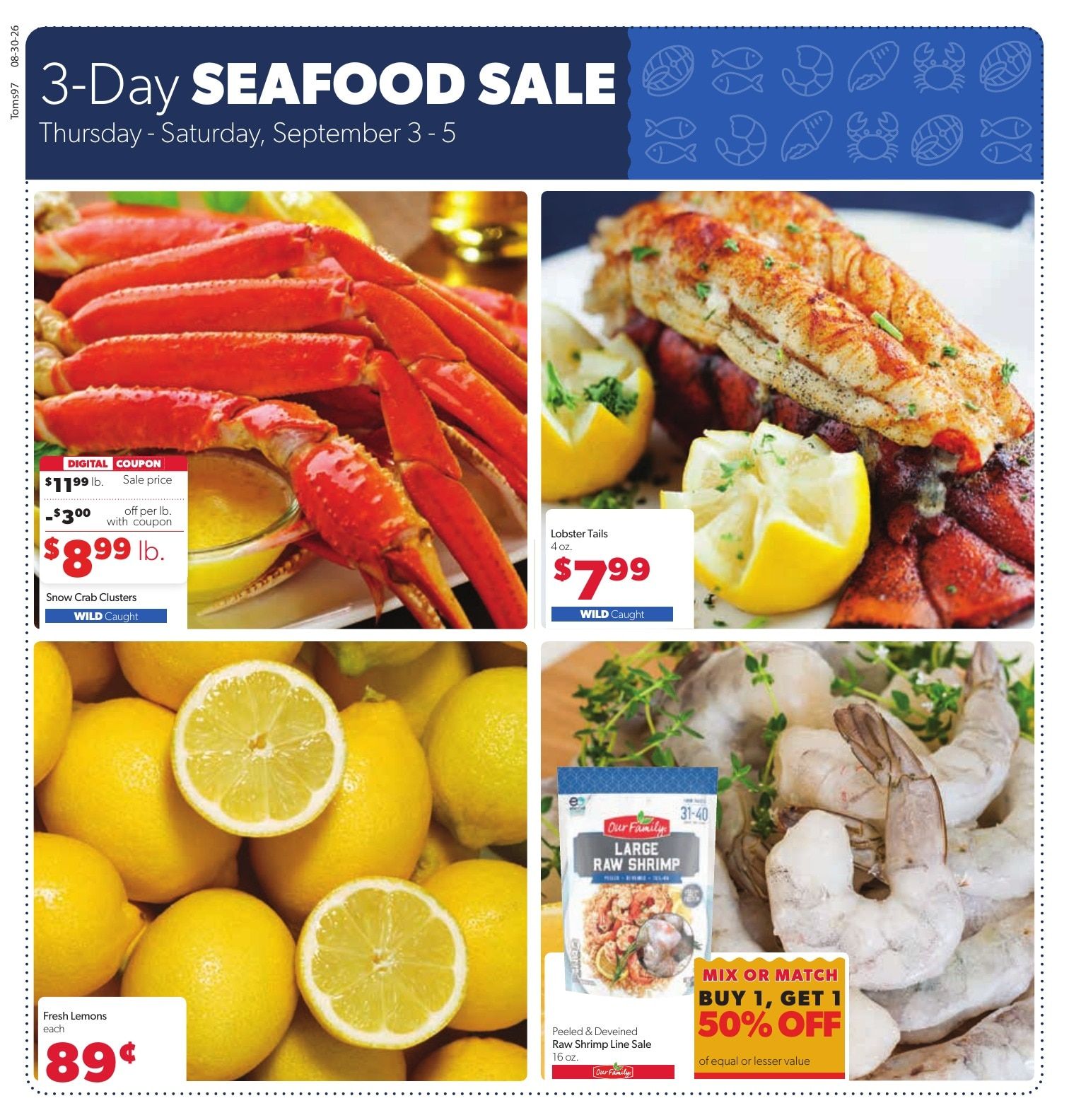 Tom's Food Center (Okemos, MI) Weekly Ad August 30 - September 5, 2026