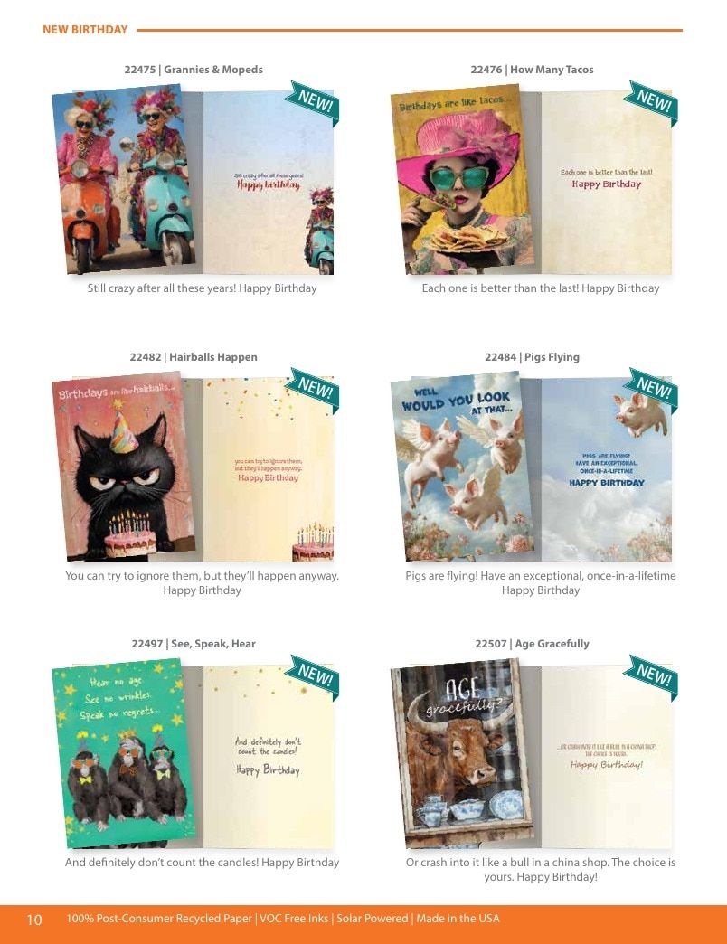 Tree-Free Greetings Greeting Cards Catalog Weekly Ad January 1 - December 31, 2026