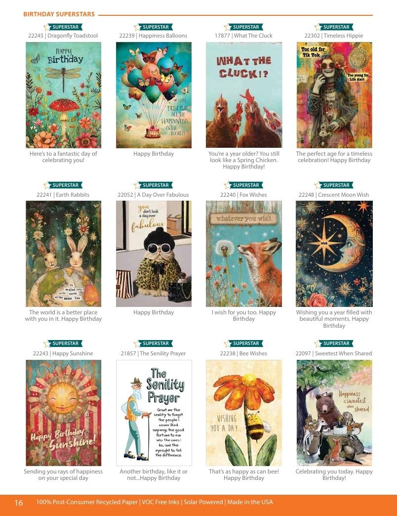 Tree-Free Greetings Greeting Cards Catalog Weekly Ad January 1 - December 31, 2026