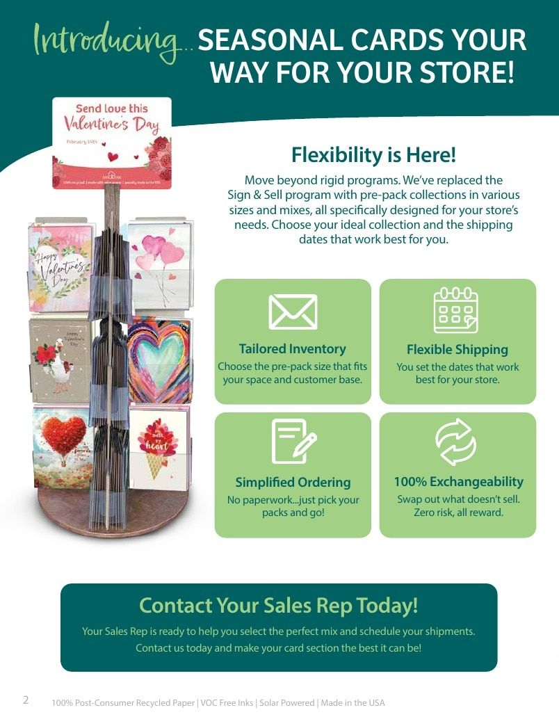 Tree-Free Greetings Greeting Cards Catalog Weekly Ad January 1 - December 31, 2026