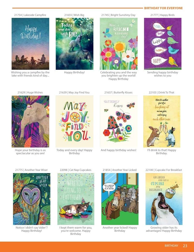 Tree-Free Greetings Greeting Cards Catalog Weekly Ad January 1 - December 31, 2026