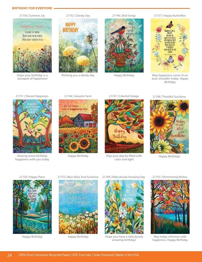 Tree-Free Greetings Greeting Cards Catalog Weekly Ad January 1 - December 31, 2026