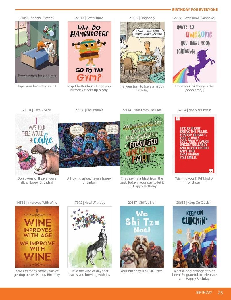 Tree-Free Greetings Greeting Cards Catalog Weekly Ad January 1 - December 31, 2026
