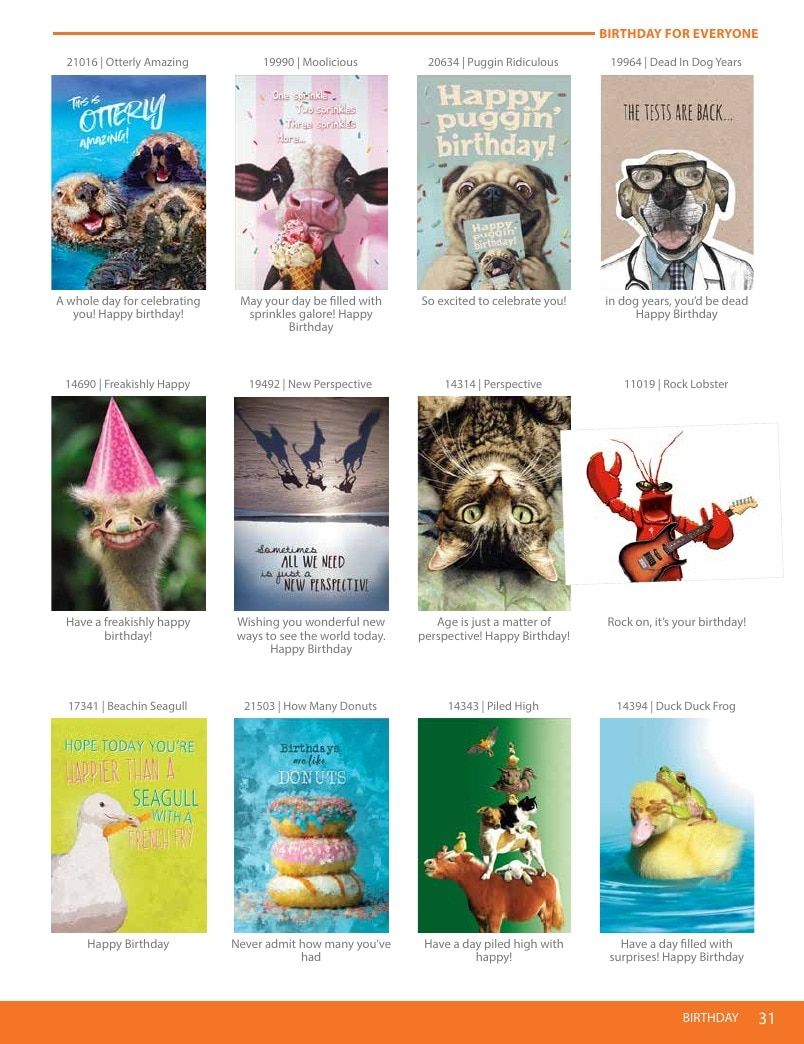 Tree-Free Greetings Greeting Cards Catalog Weekly Ad January 1 - December 31, 2026