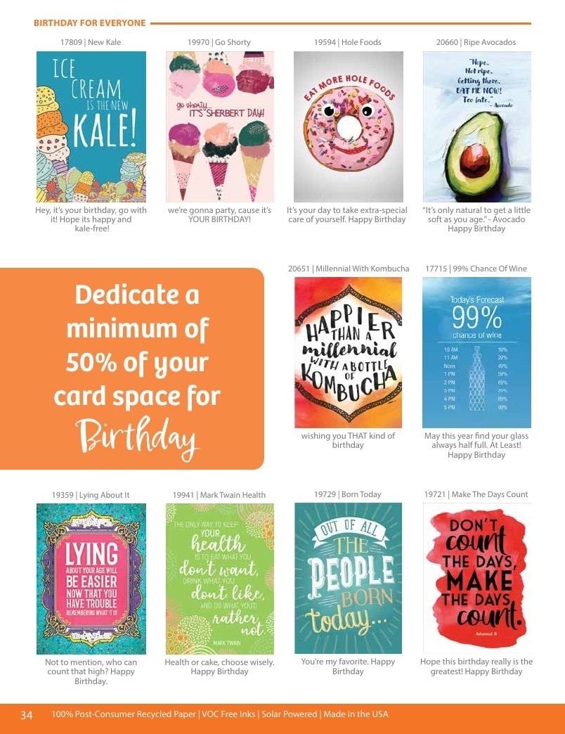 Tree-Free Greetings Greeting Cards Catalog Weekly Ad January 1 - December 31, 2026