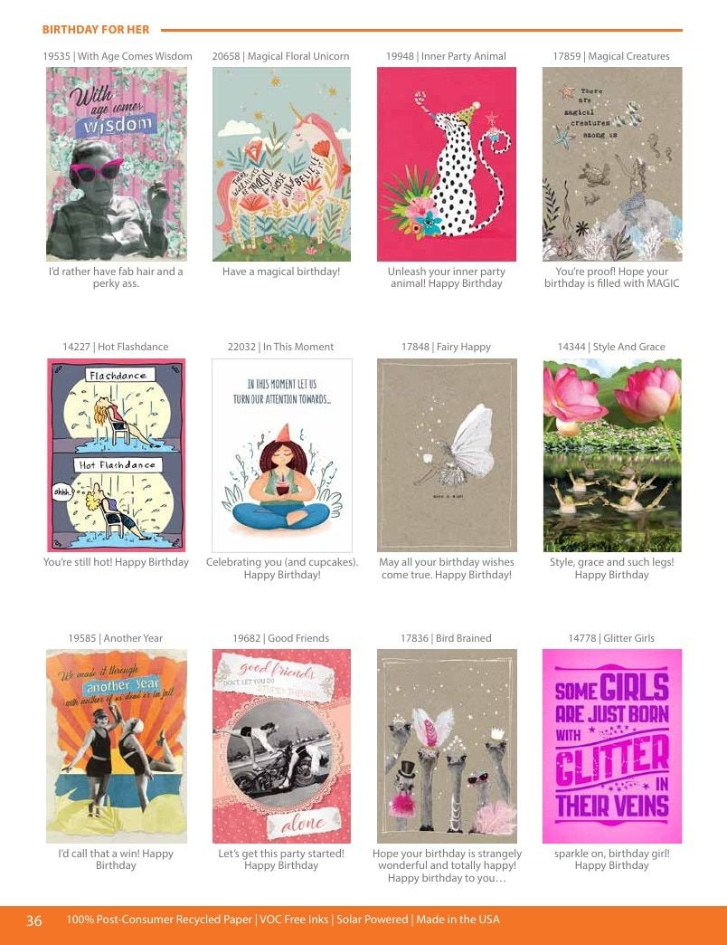 Tree-Free Greetings Greeting Cards Catalog Weekly Ad January 1 - December 31, 2026