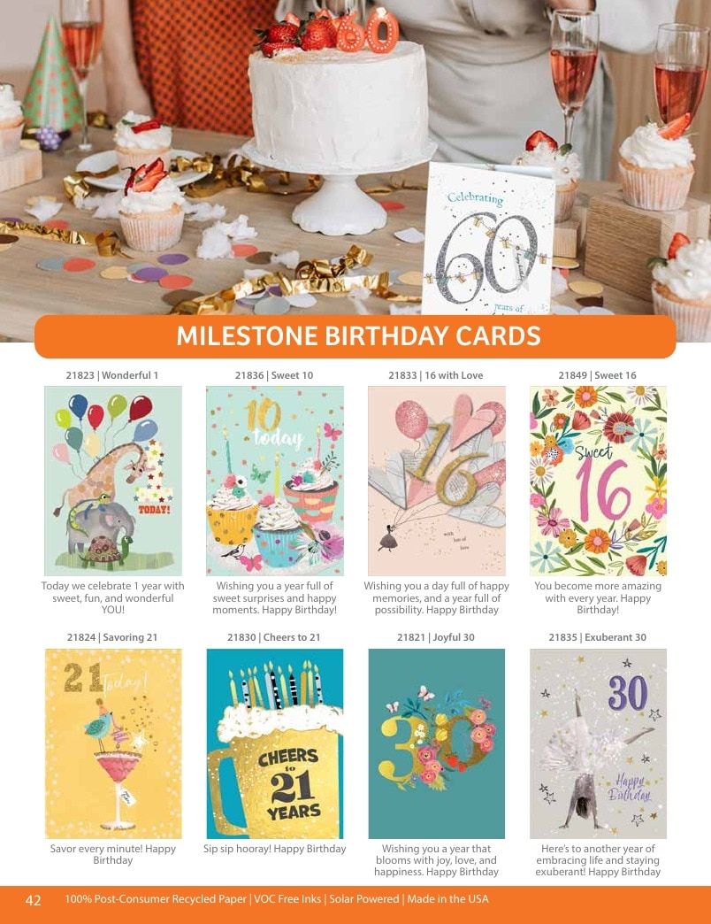 Tree-Free Greetings Greeting Cards Catalog Weekly Ad January 1 - December 31, 2026
