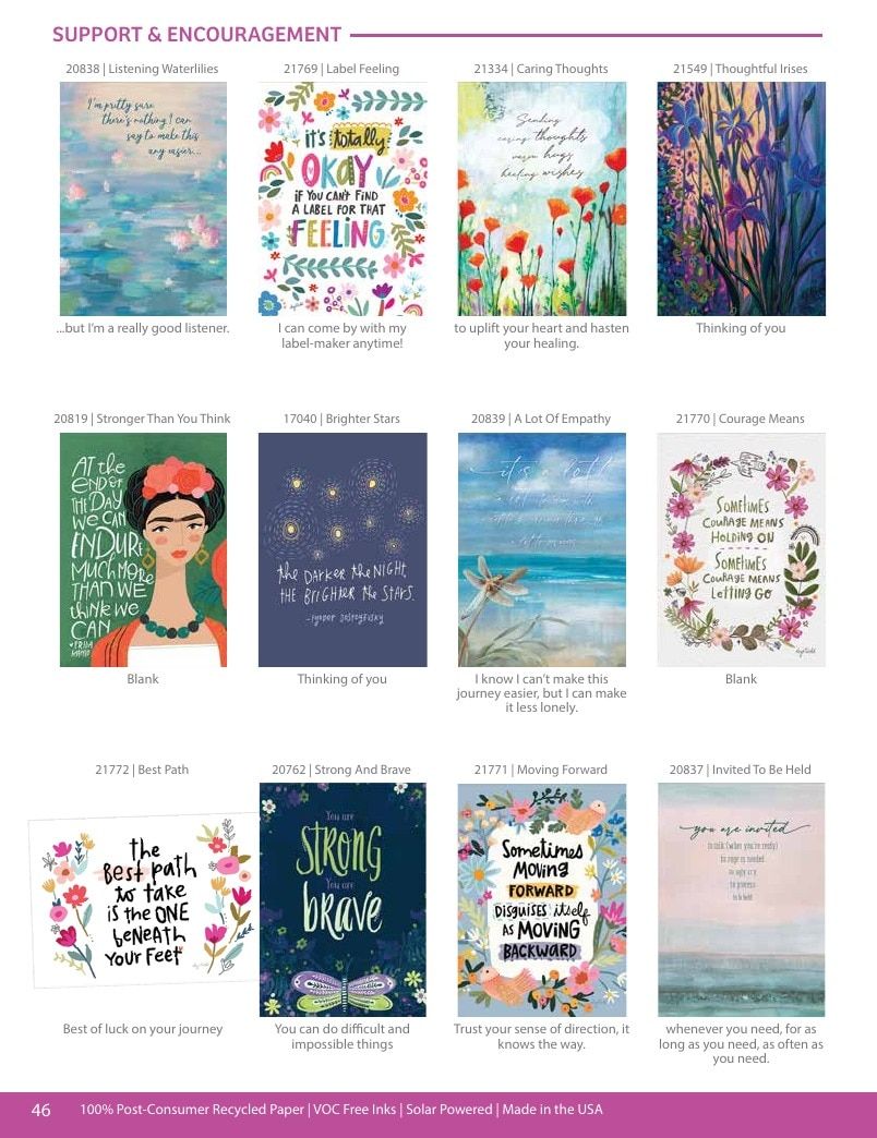 Tree-Free Greetings Greeting Cards Catalog Weekly Ad January 1 - December 31, 2026