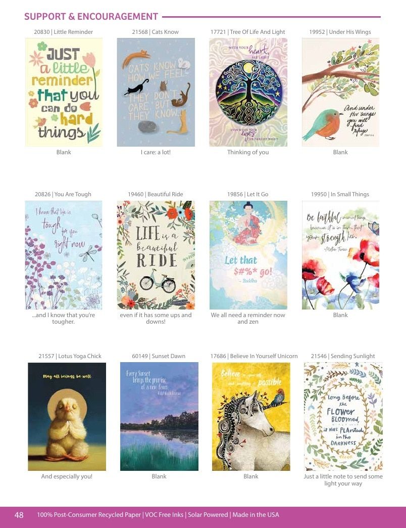Tree-Free Greetings Greeting Cards Catalog Weekly Ad January 1 - December 31, 2026