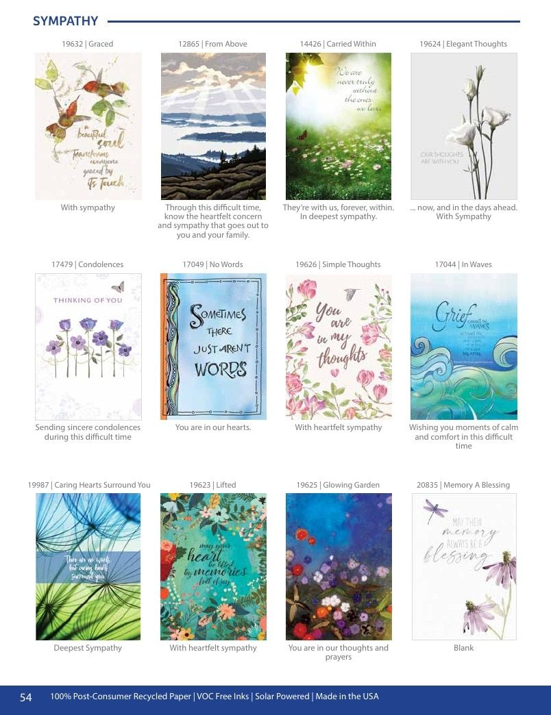 Tree-Free Greetings Greeting Cards Catalog Weekly Ad January 1 - December 31, 2026