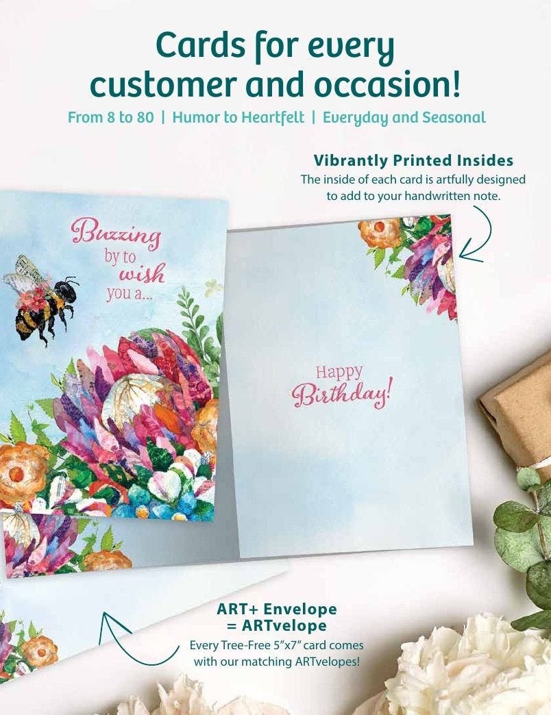 Tree-Free Greetings Greeting Cards Catalog Weekly Ad January 1 - December 31, 2026