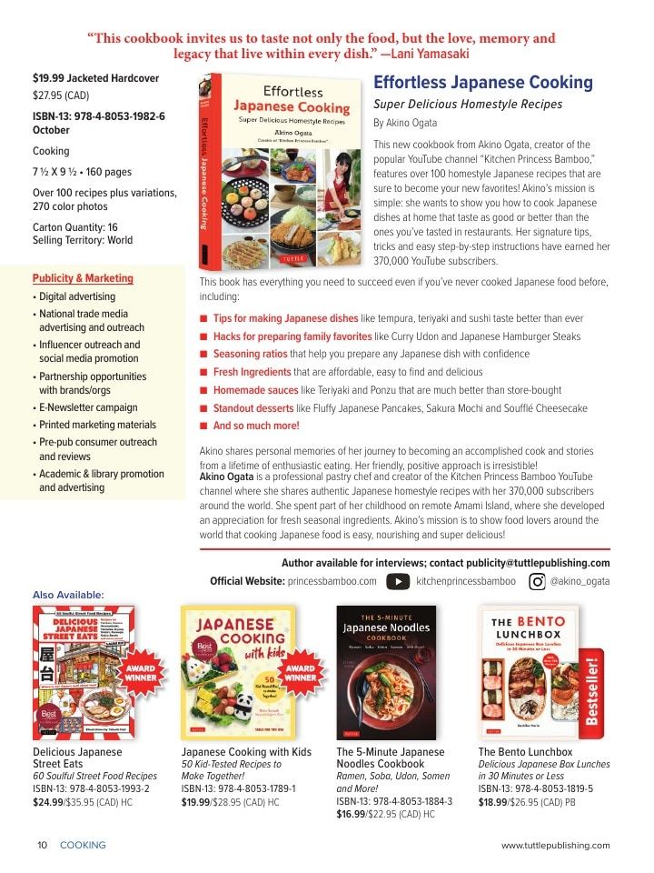 Tuttle Publishing Fall Books Catalog Weekly Ad January 1 - December 31, 2026