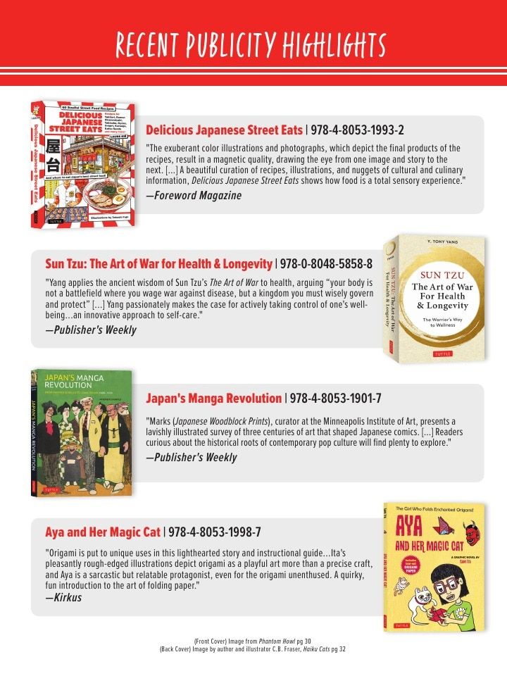 Tuttle Publishing Fall Books Catalog Weekly Ad January 1 - December 31, 2026