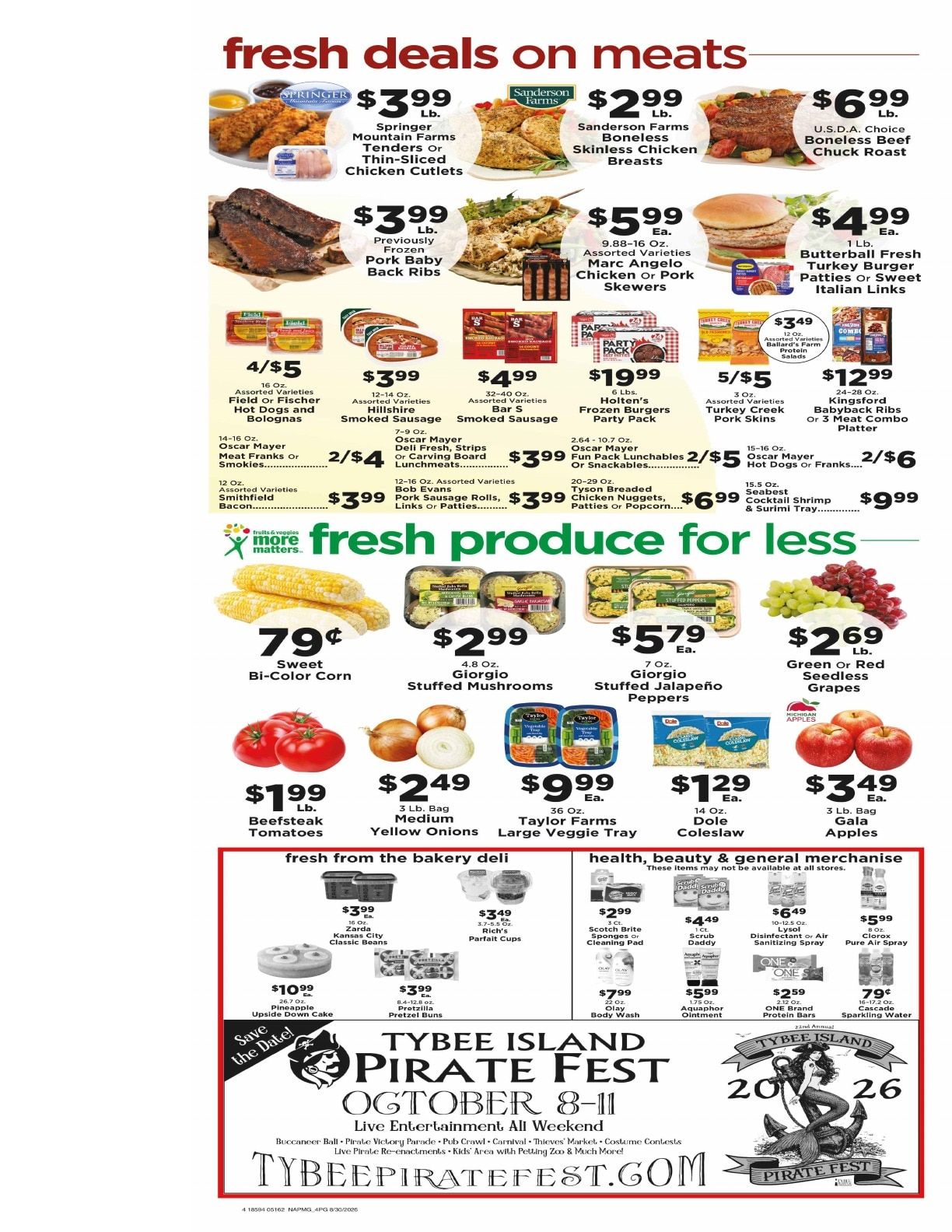Tybee Market Weekly Ad August 30 - September 5, 2026