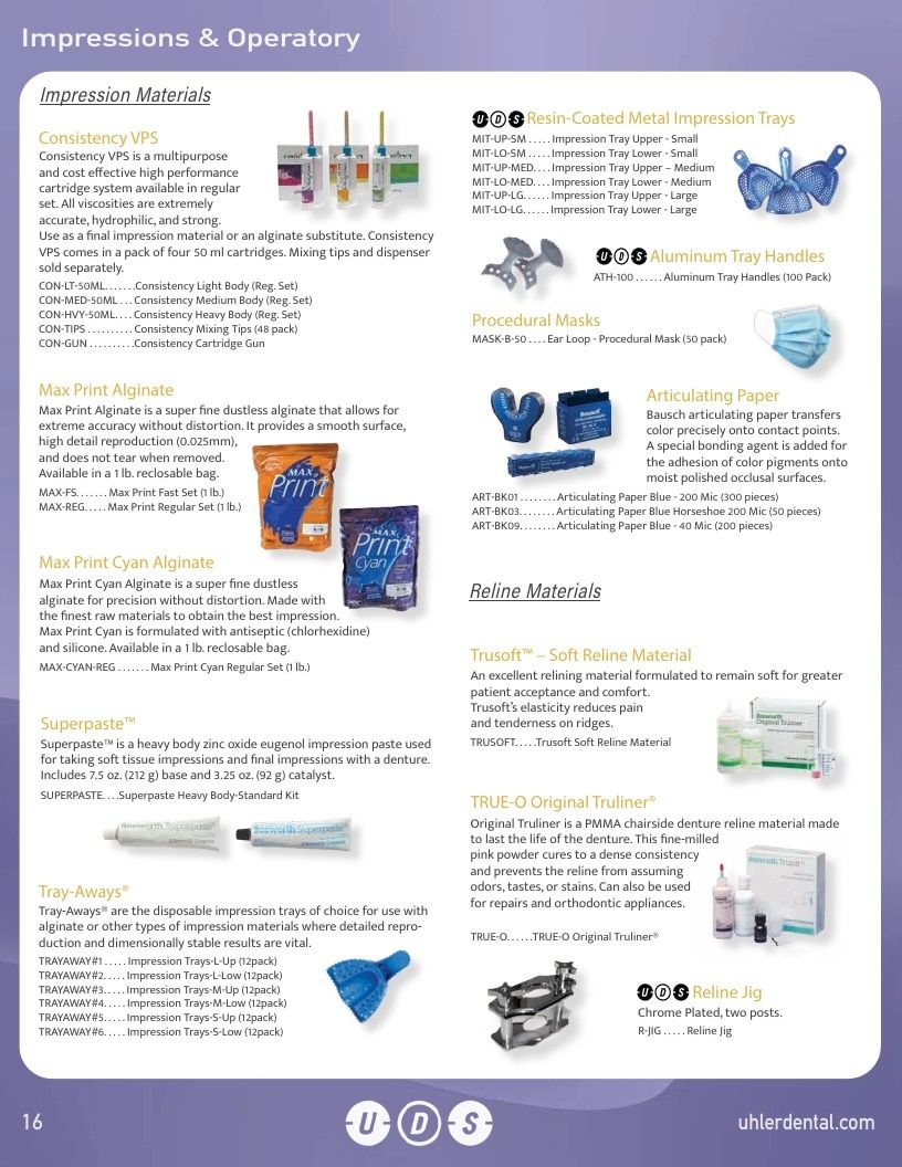 Uhler Dental Dental Products Catalog Weekly Ad January 1 - December 31, 2026