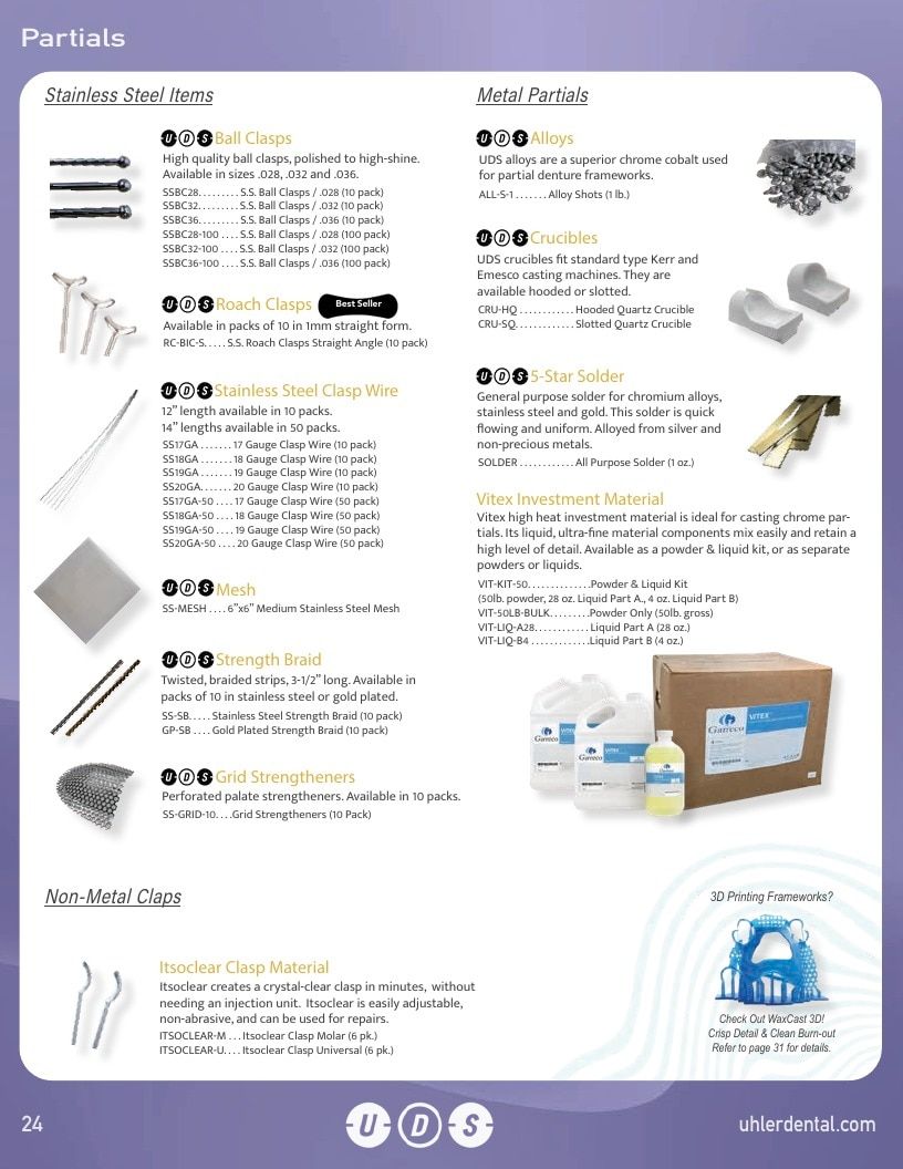 Uhler Dental Dental Products Catalog Weekly Ad January 1 - December 31, 2026
