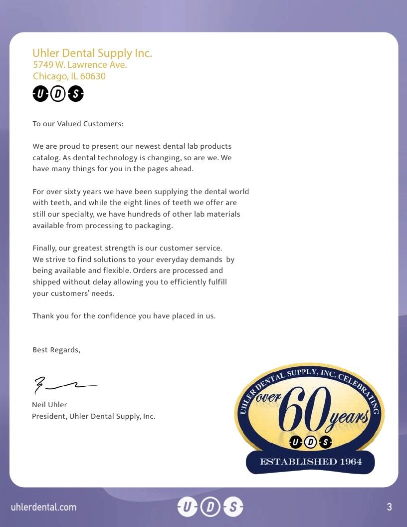 Uhler Dental Dental Products Catalog Weekly Ad January 1 - December 31, 2026