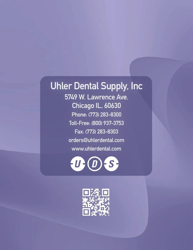 Uhler Dental Dental Products Catalog Weekly Ad January 1 - December 31, 2026