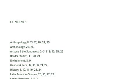 University of Arizona Press Fall Book Catalog Weekly Ad January 1 - December 31, 2026