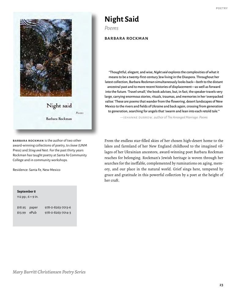 University of New Mexico Press Fall Book Catalog Weekly Ad January 1 - December 31, 2026