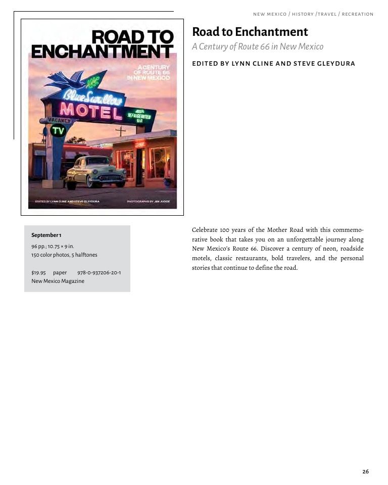 University of New Mexico Press Fall Book Catalog Weekly Ad January 1 - December 31, 2026