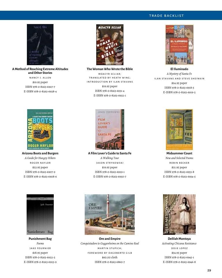 University of New Mexico Press Fall Book Catalog Weekly Ad January 1 - December 31, 2026
