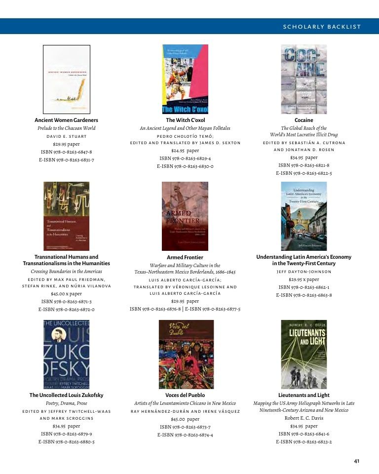 University of New Mexico Press Fall Book Catalog Weekly Ad January 1 - December 31, 2026