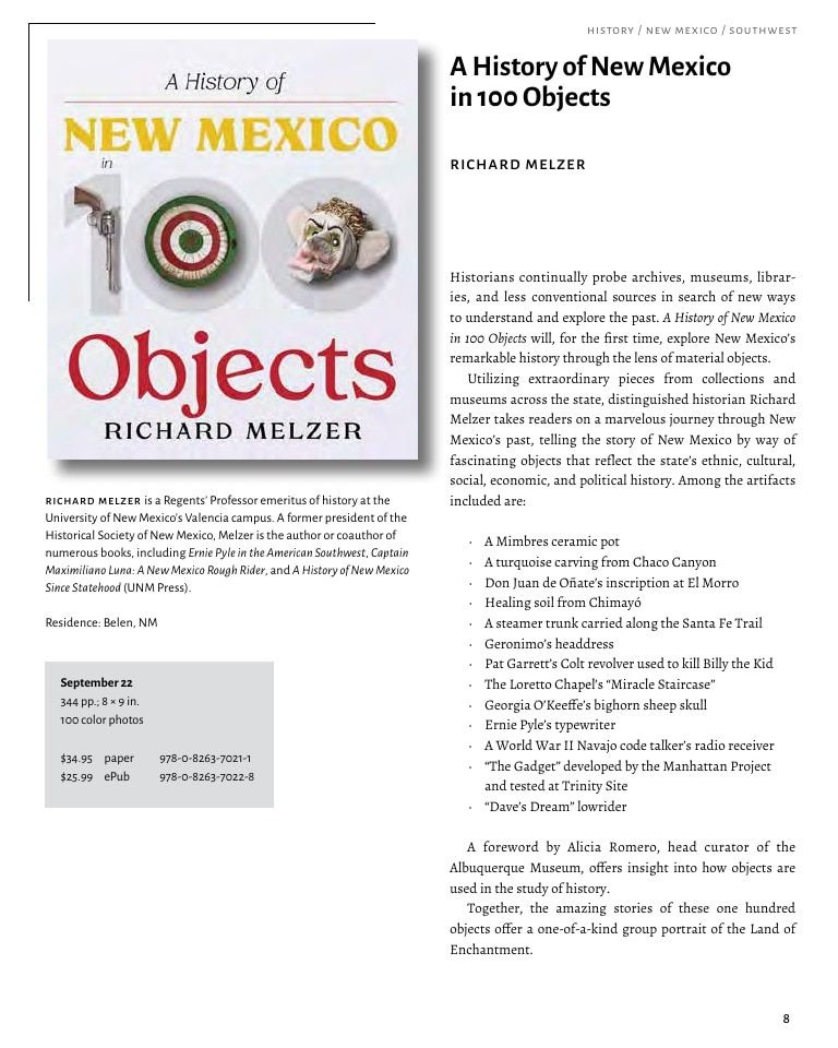 University of New Mexico Press Fall Book Catalog Weekly Ad January 1 - December 31, 2026