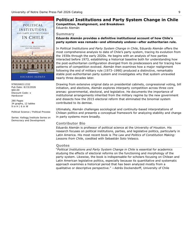 University of Notre Dame Press Fall Book Catalog Weekly Ad January 1 - December 31, 2026