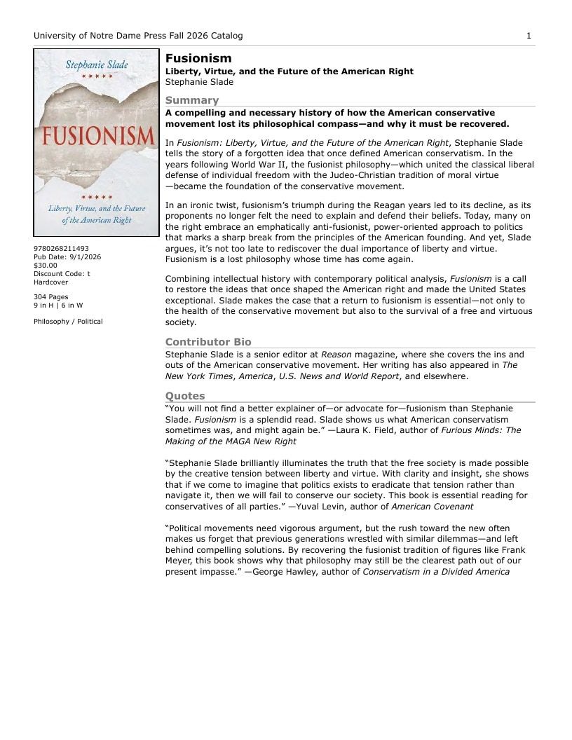 University of Notre Dame Press Fall Book Catalog Weekly Ad January 1 - December 31, 2026
