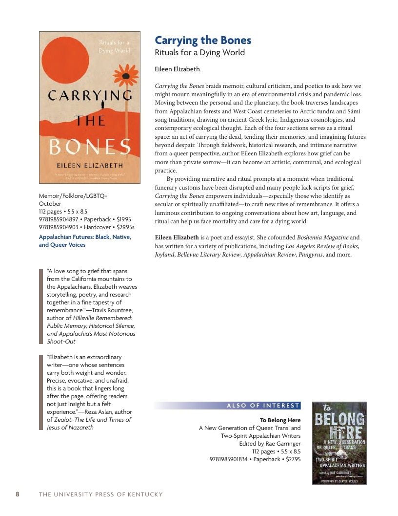 University Press of Kentucky Fall Book Catalog Weekly Ad January 1 - December 31, 2026
