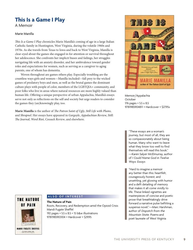 University Press of Kentucky Fall Book Catalog Weekly Ad January 1 - December 31, 2026