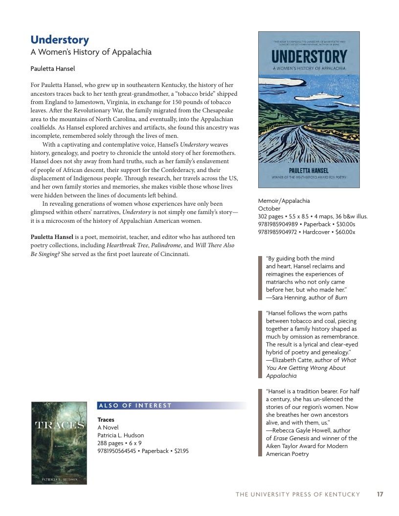 University Press of Kentucky Fall Book Catalog Weekly Ad January 1 - December 31, 2026