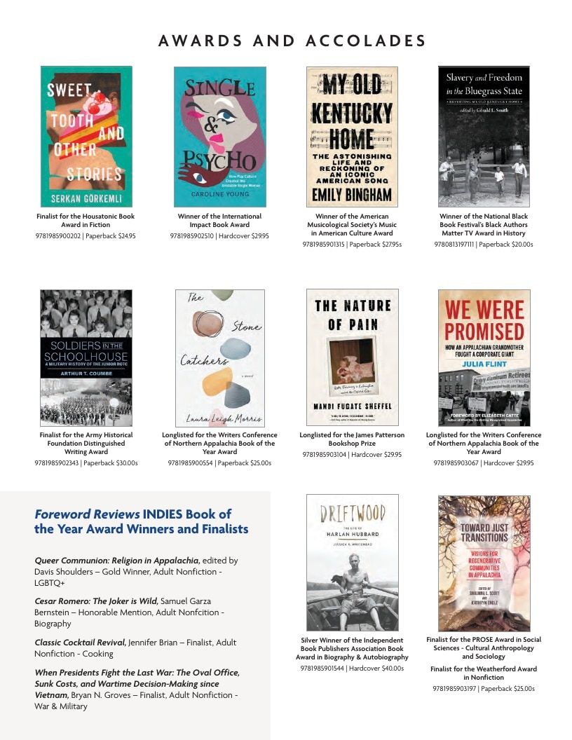 University Press of Kentucky Fall Book Catalog Weekly Ad January 1 - December 31, 2026