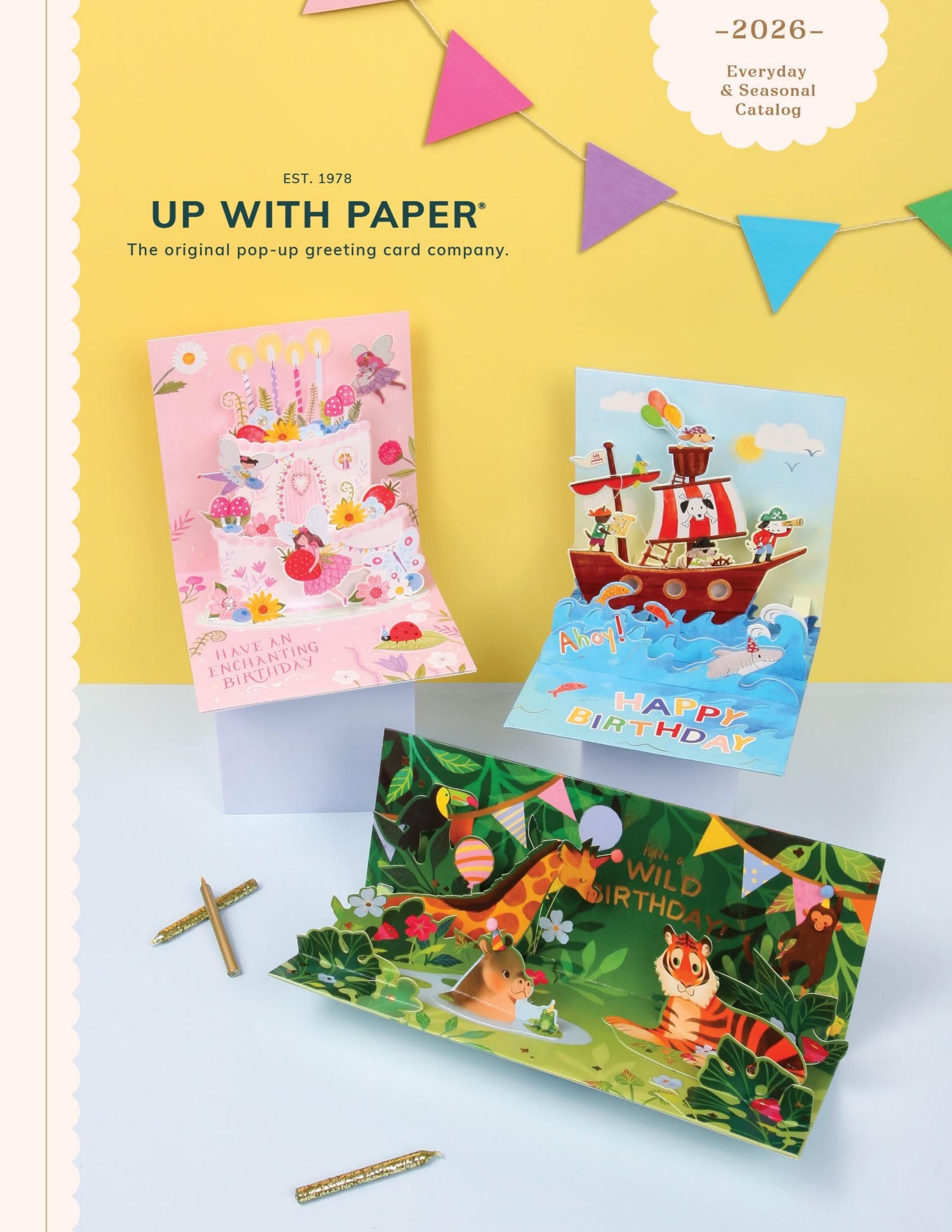 Up With Paper Annual Greeting Card Catalog Weekly Ad January 1 - December 31, 2026