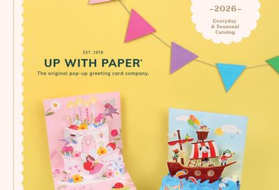 Up With Paper Annual Greeting Card Catalog Weekly Ad January 1 - December 31, 2026
