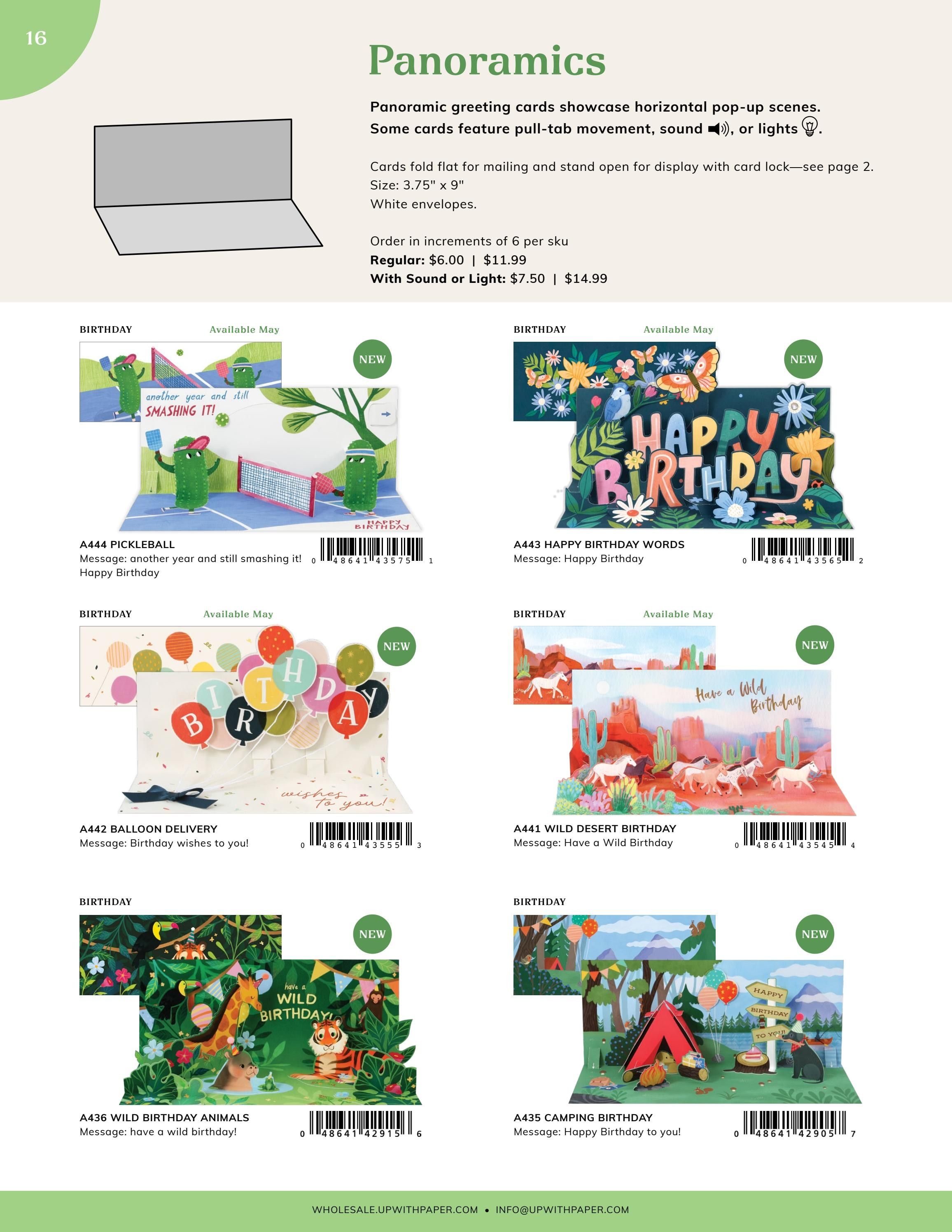 Up With Paper Annual Greeting Card Catalog Weekly Ad January 1 - December 31, 2026