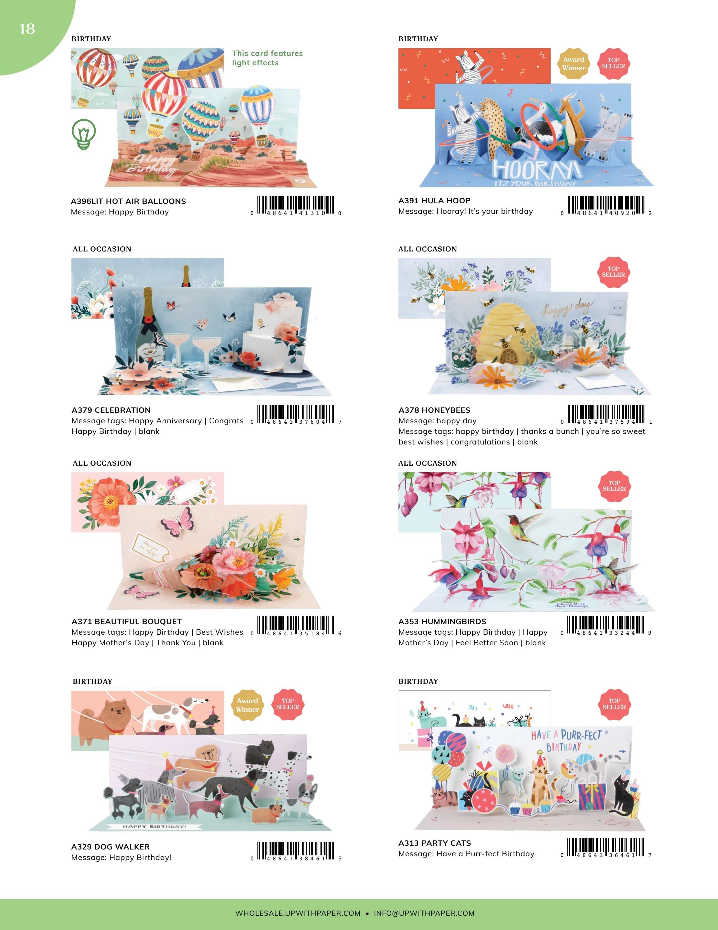 Up With Paper Annual Greeting Card Catalog Weekly Ad January 1 - December 31, 2026