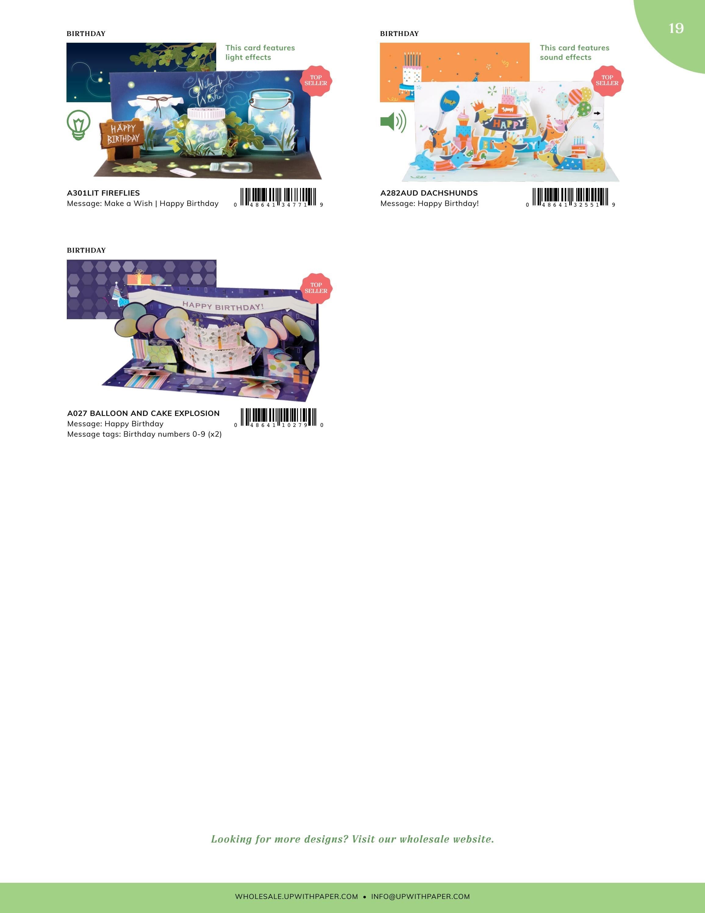 Up With Paper Annual Greeting Card Catalog Weekly Ad January 1 - December 31, 2026